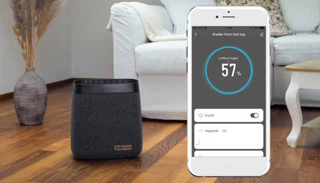 Stadler Form Karl humidifier and control app