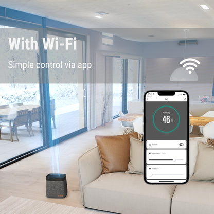 Stadler Form Karl humidifier can be controlled via app