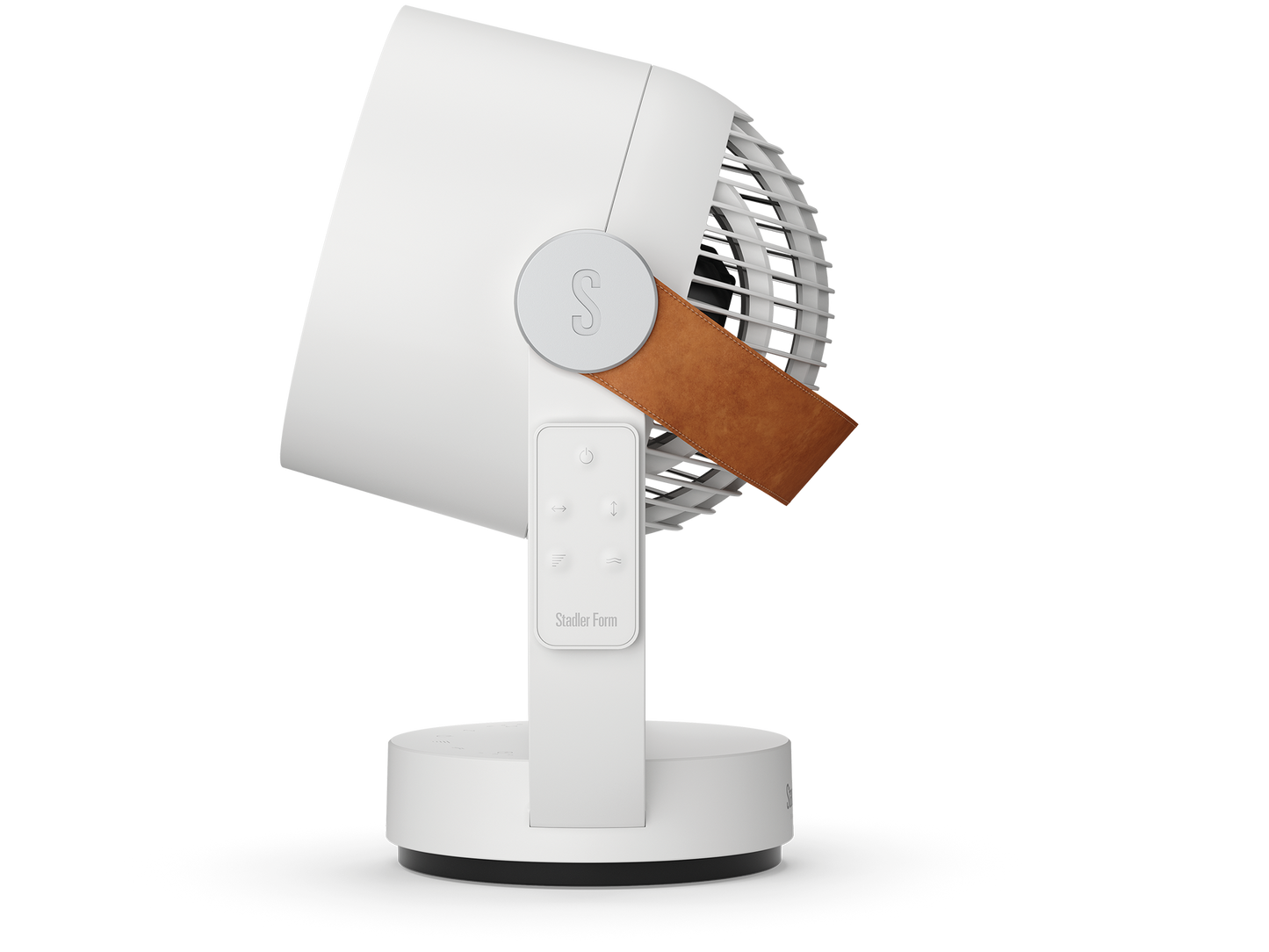 Stadler Form Leo table fan from side view