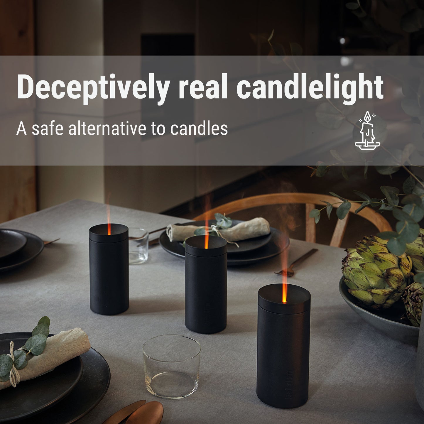 Stadler Form Lucy aroma diffuser is a safe alternative to candles