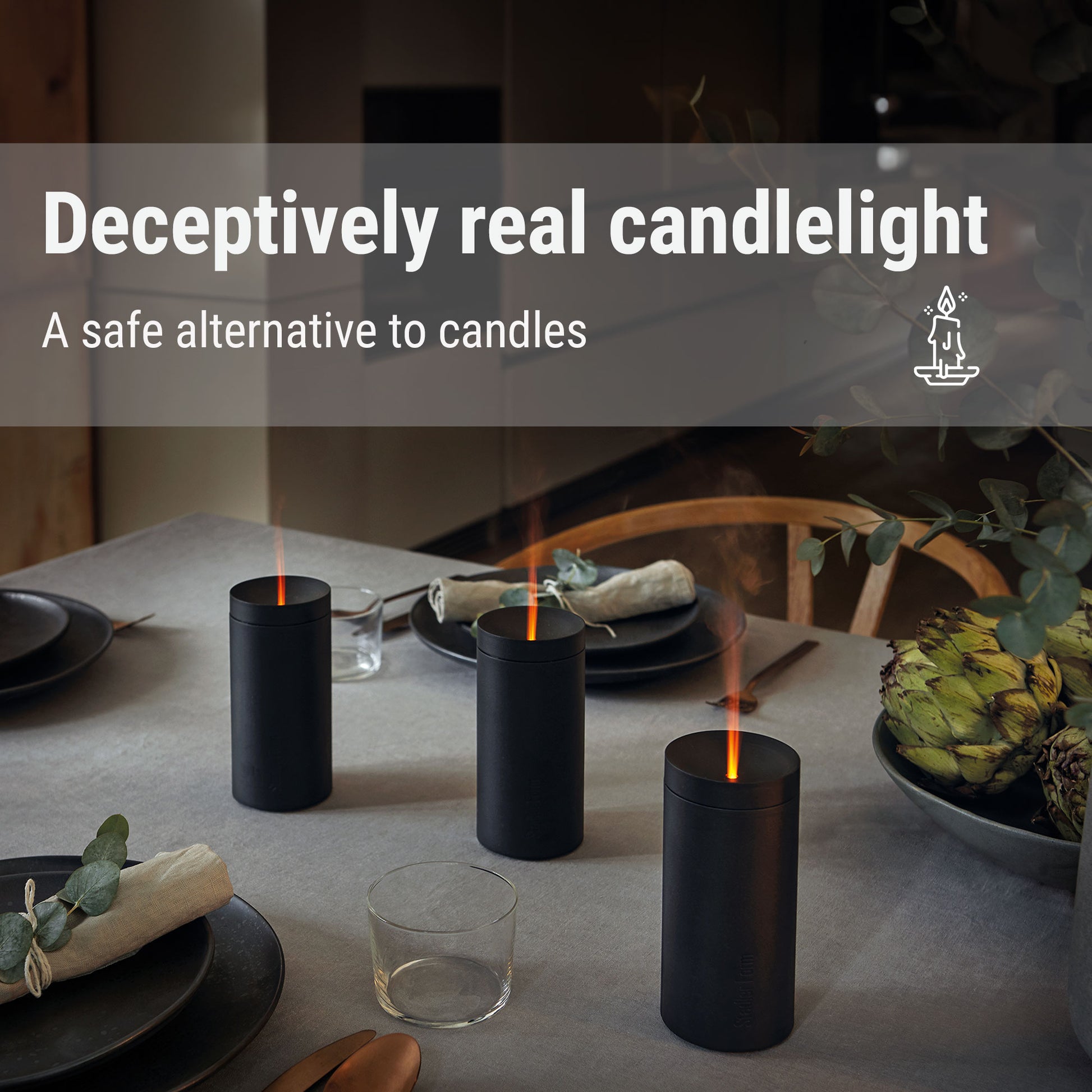 Stadler Form Lucy aroma diffuser is a safe alternative to candles