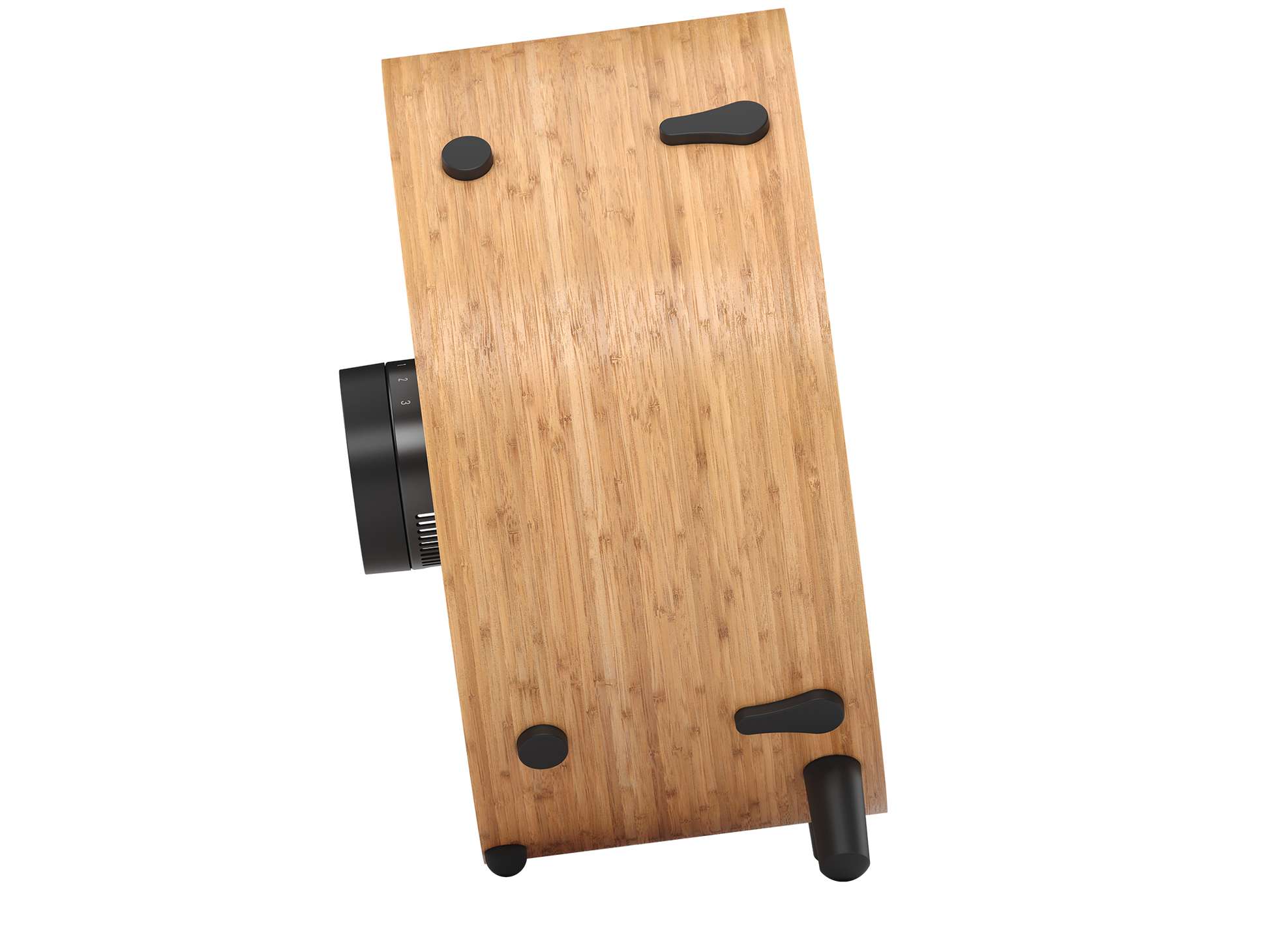 Stadler Form Otto bamboo fan from side view