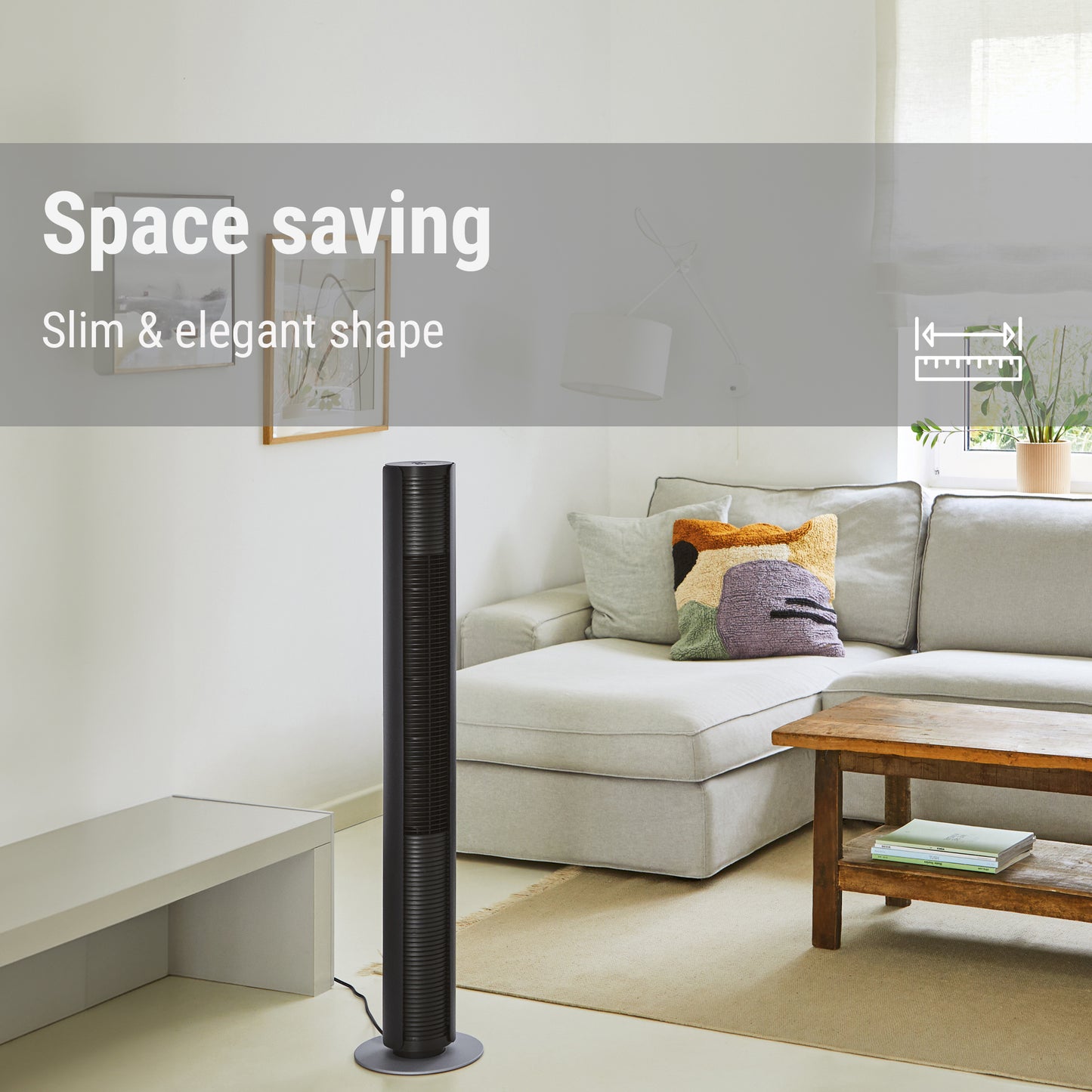 Stadler Form Peter tower fan is space saving