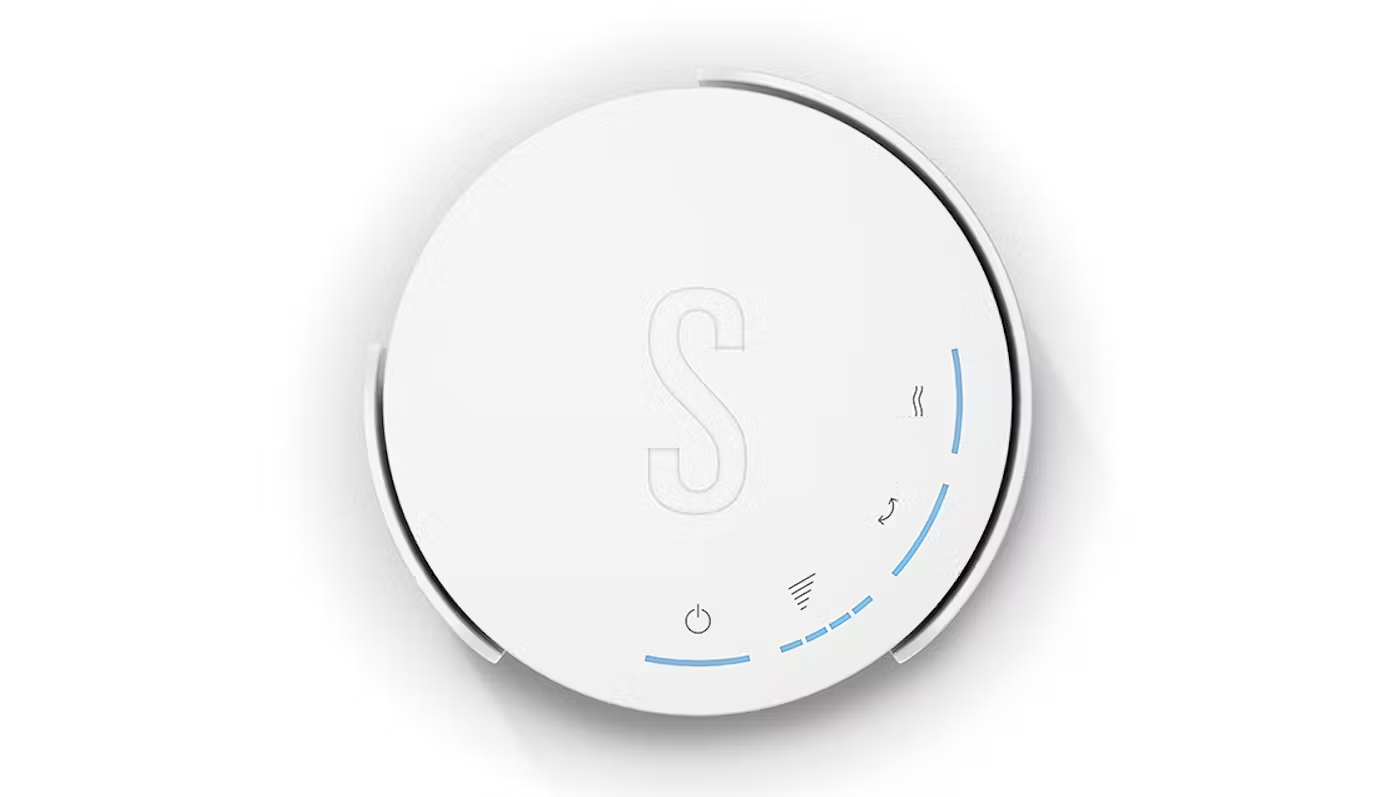 Stadler Form Peter little table fan from above view