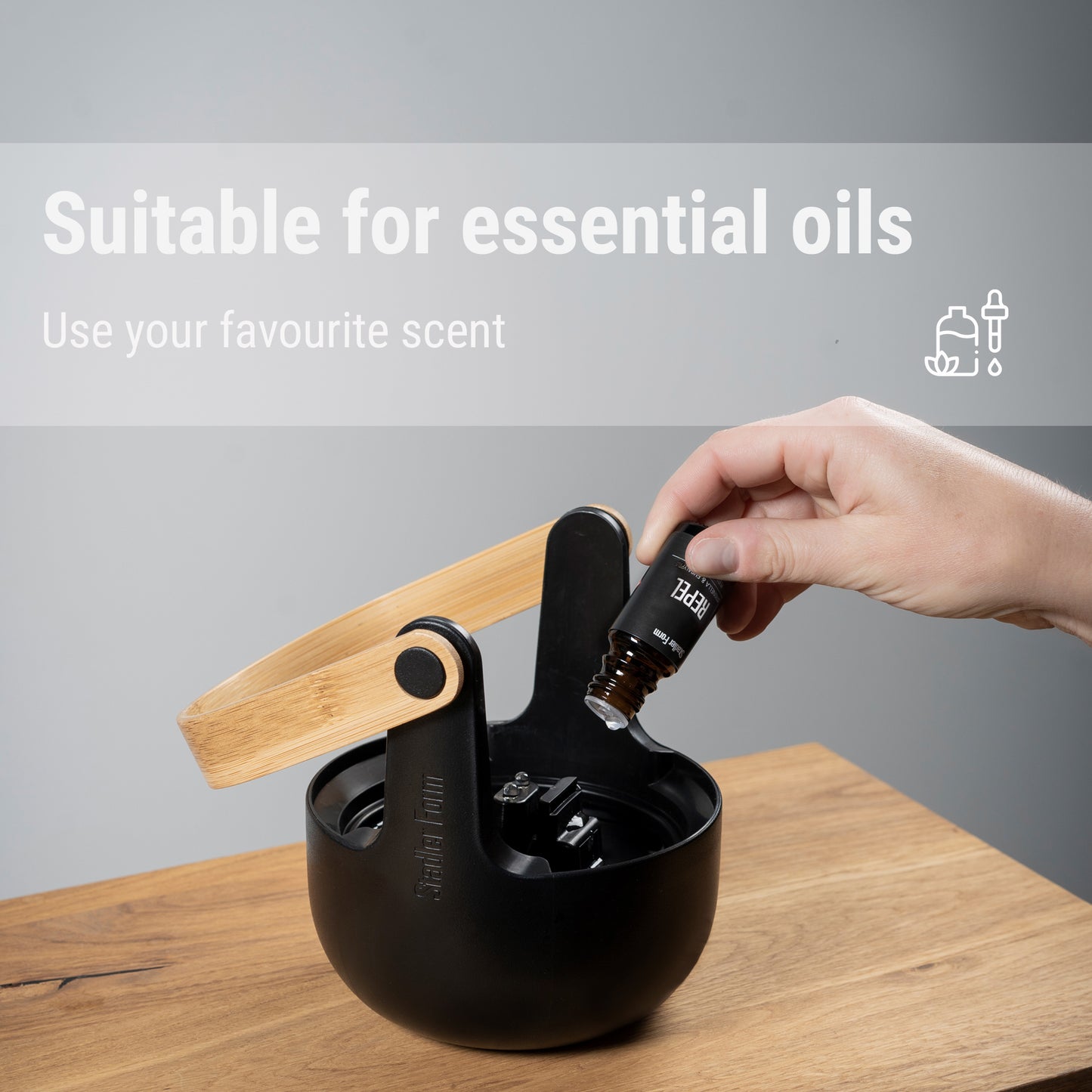 Stadler Form Sophie and Sophie little are suitable for most essential oils from the market